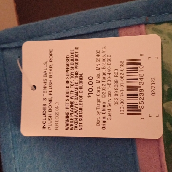 New Boots & Barkley Dog Toy Stocking Set - Picture 5 of 5